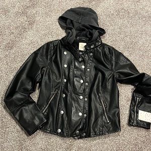 NWT Free People Leather Jacket